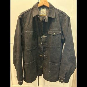 Rag and Bone Dark Wash Black Denim Jacket - Men’s Medium